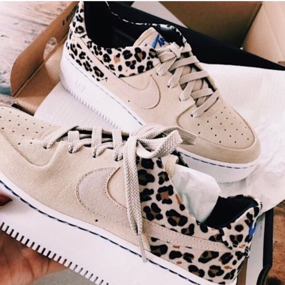 women's air force 1 sage low leopard